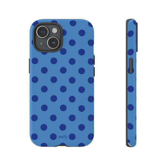 Blue Polka Dot Phone Case