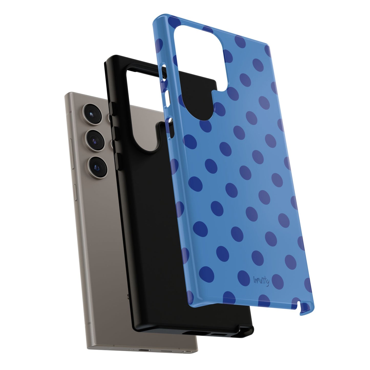 Blue Polka Dot Phone Case