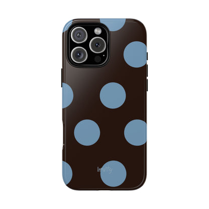 Big Blue Polka Dot Phone Case