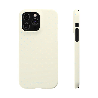 Mini Polka Dot (Blue) Snap Phone Case