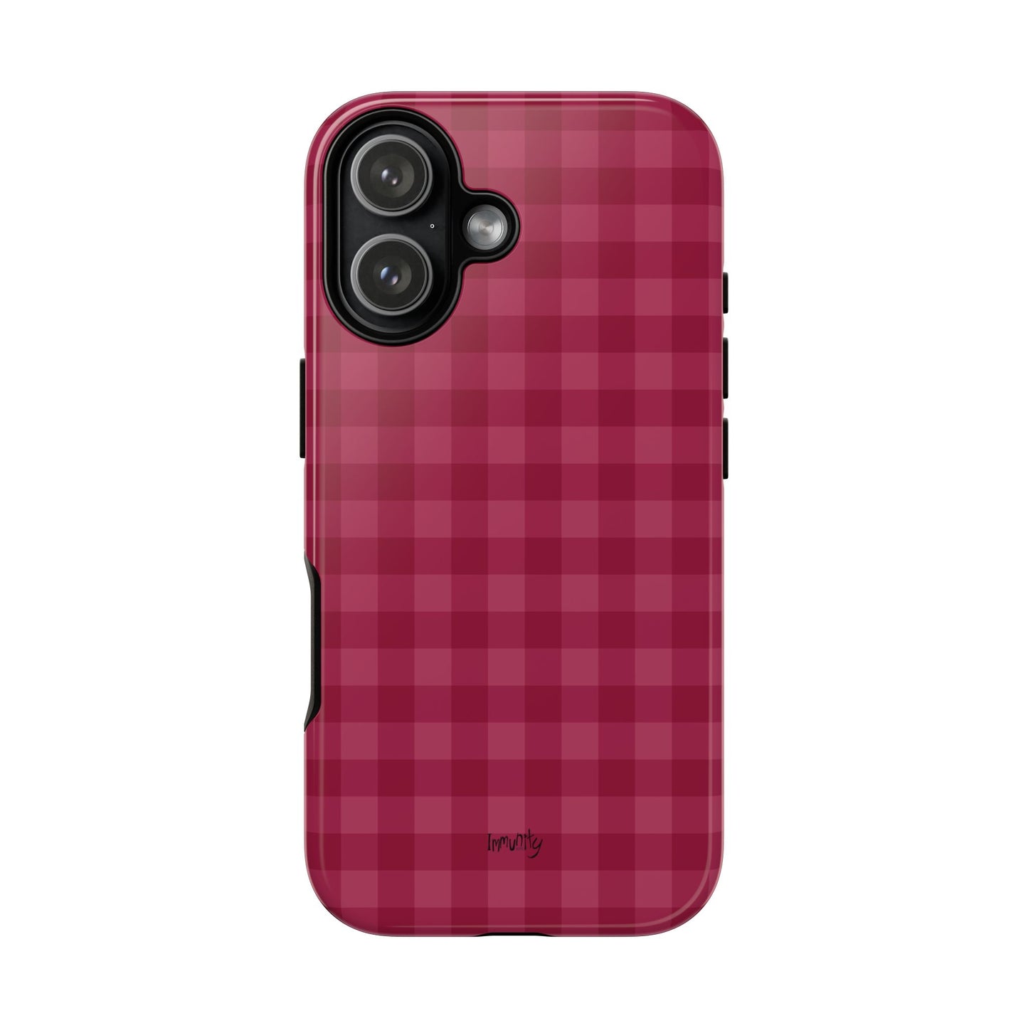 Pomegranate Gingam Phone Case