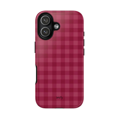 Pomegranate Gingam Phone Case
