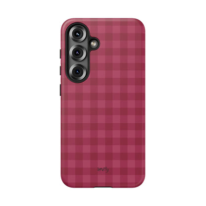 Pomegranate Gingam Phone Case