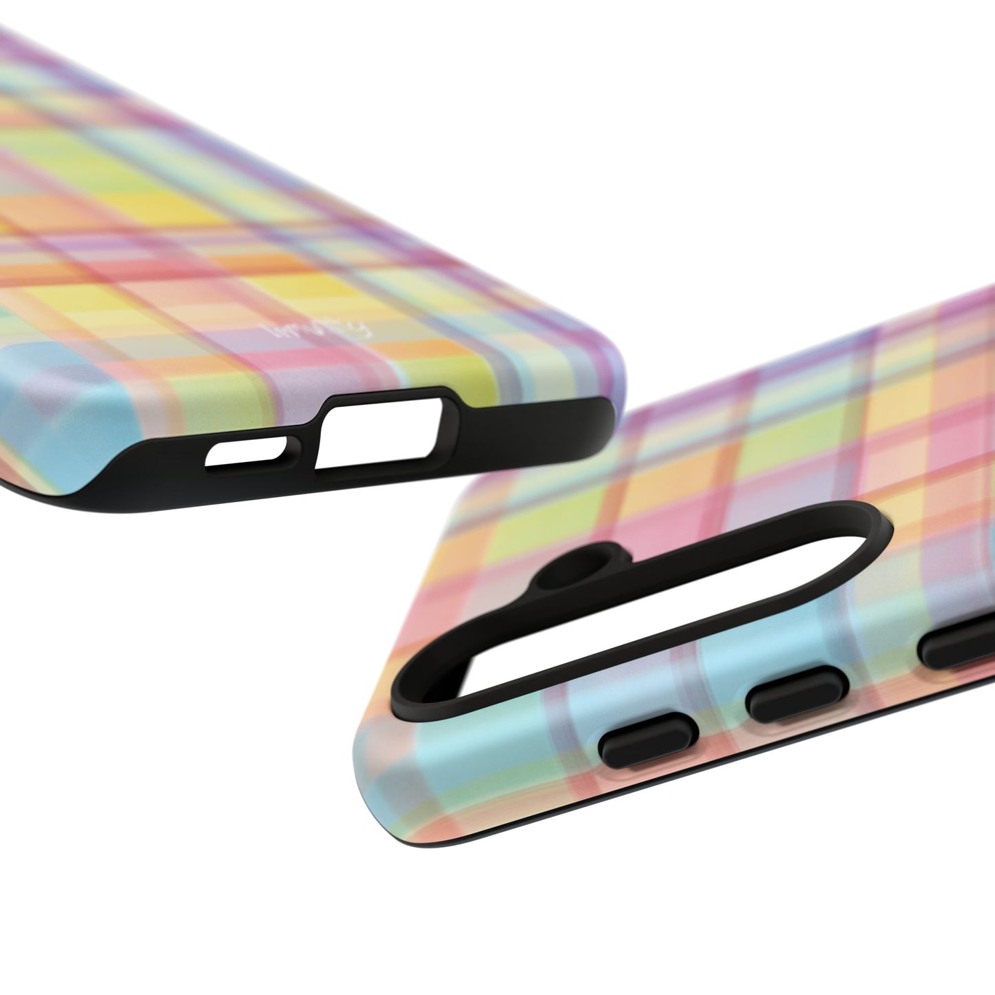 Rainbow Gingham Phone Case