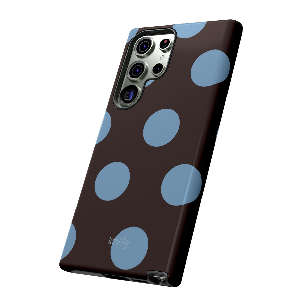 Big Blue Polka Dot Phone Case