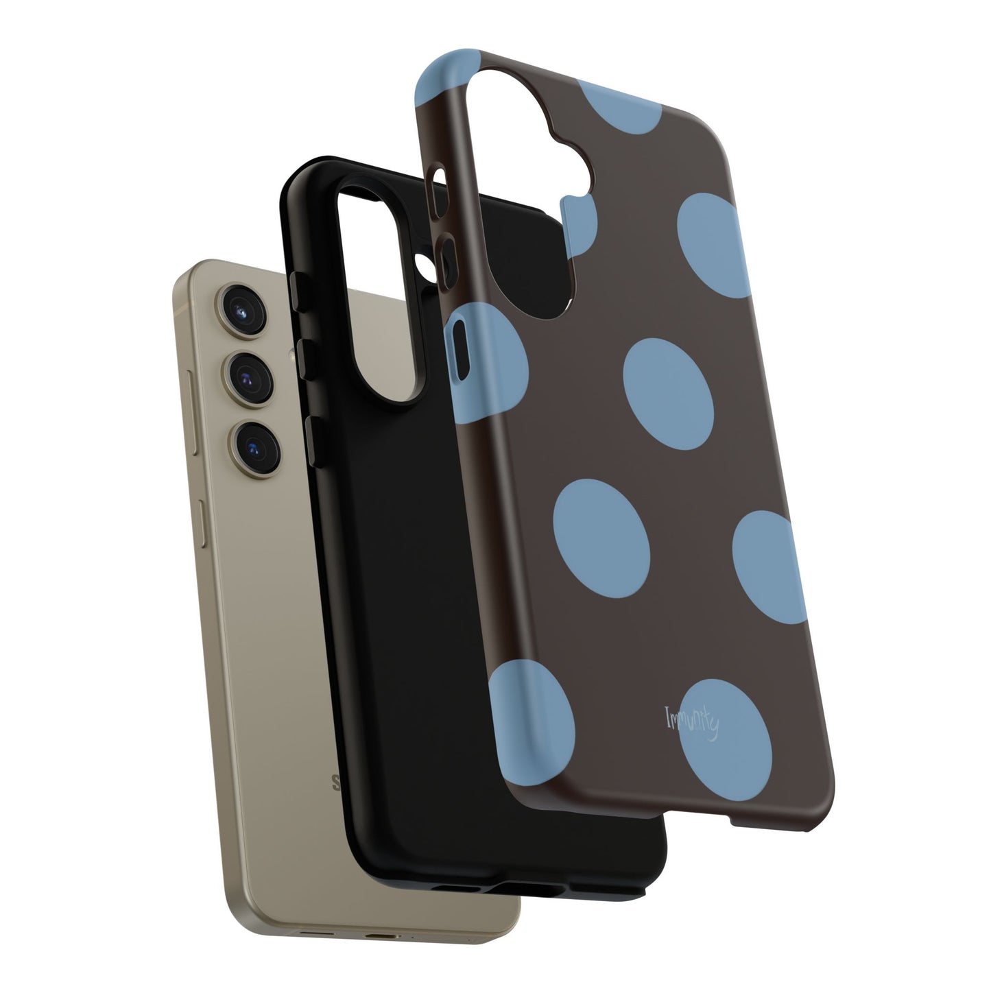 Big Blue Polka Dot Phone Case