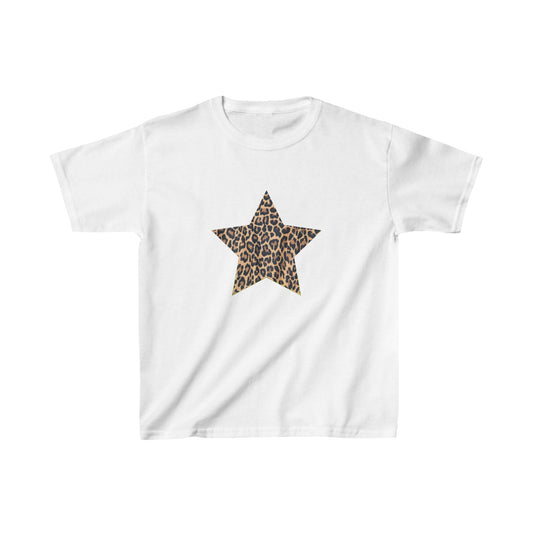 Cheetah Star Boxy Tee