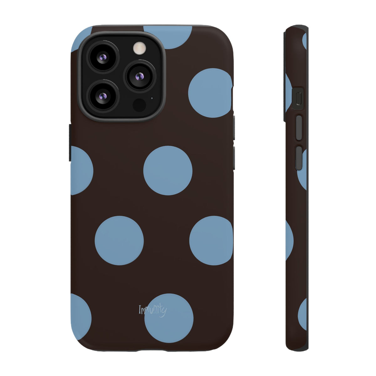 Big Blue Polka Dot Phone Case