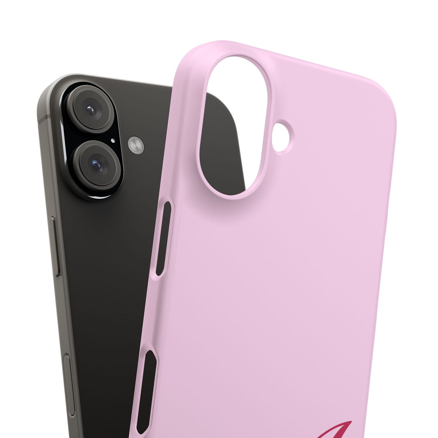 Initial (Pink) Snap Phone Case