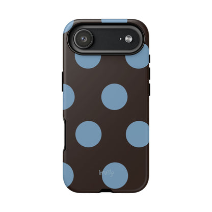 Big Blue Polka Dot Phone Case