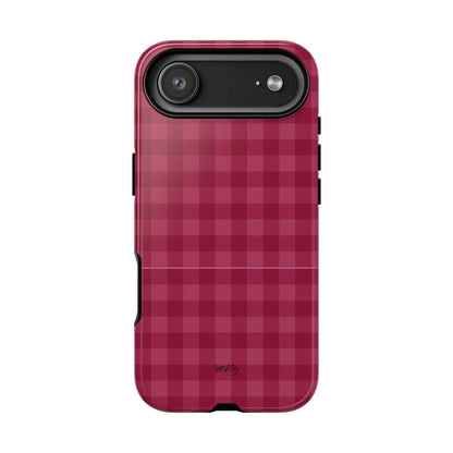 Pomegranate Gingam Phone Case