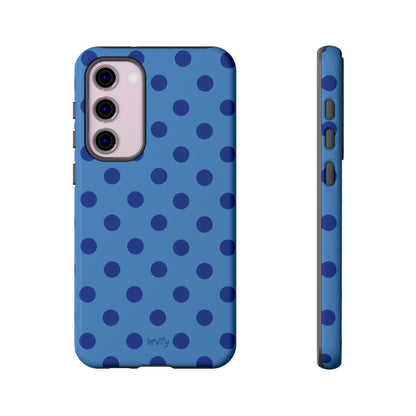 Blue Polka Dot Phone Case