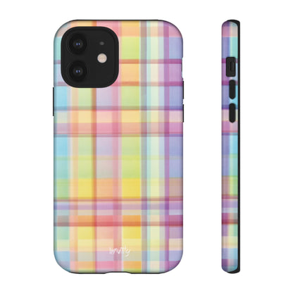 Rainbow Gingham Phone Case