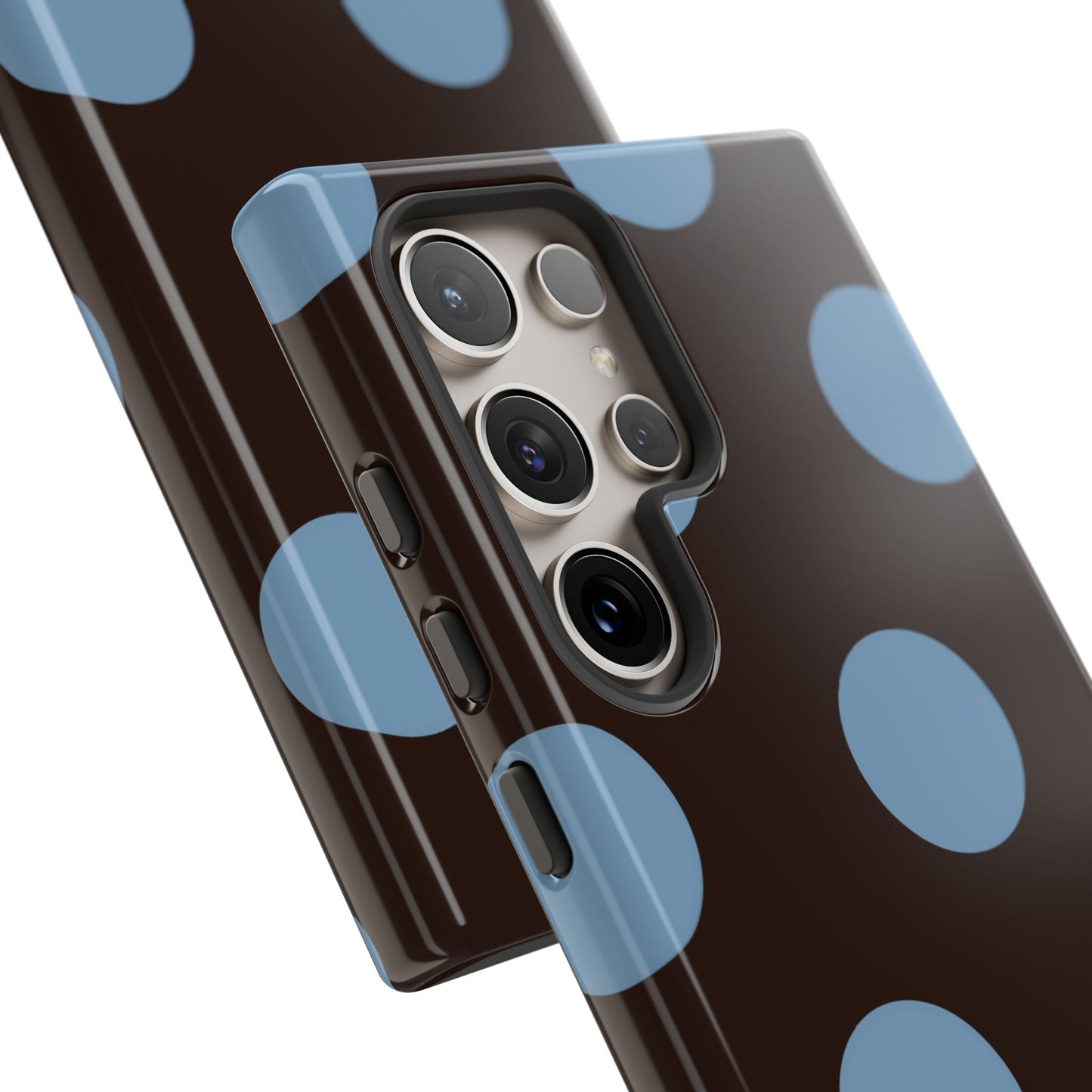 Big Blue Polka Dot Phone Case