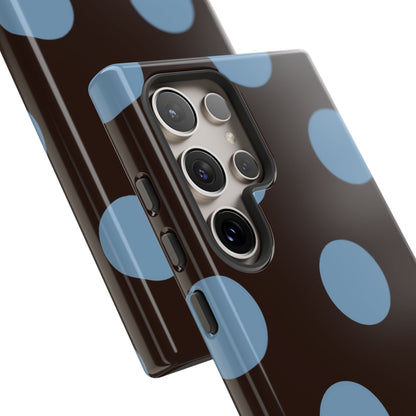 Big Blue Polka Dot Phone Case