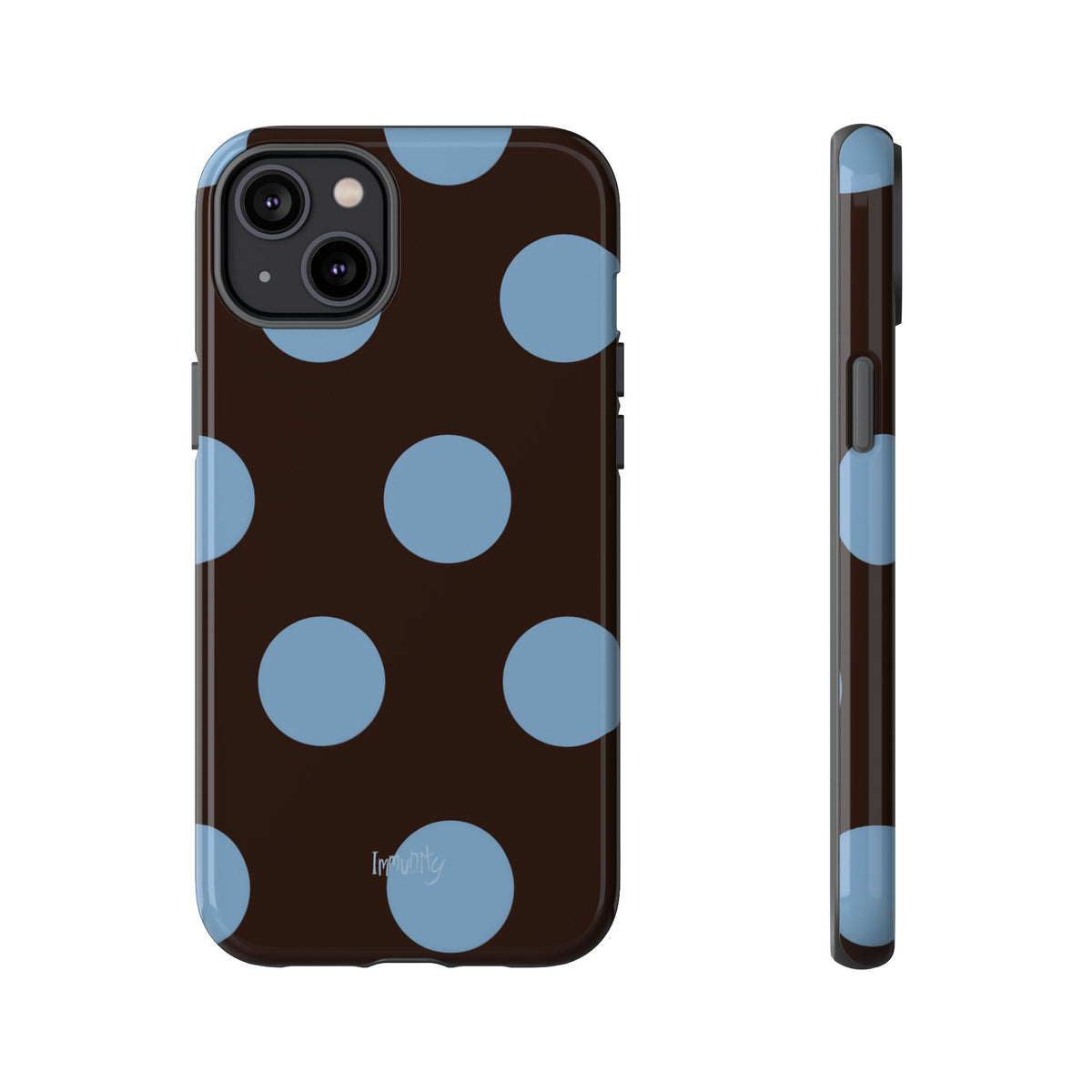 Big Blue Polka Dot Phone Case