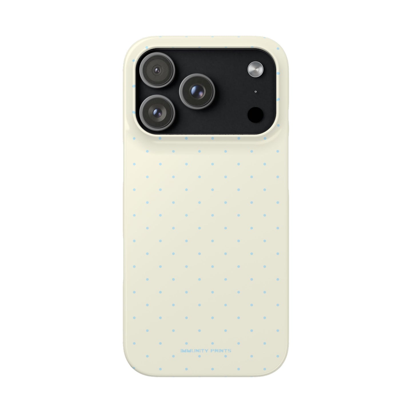 Mini Polka Dot (Blue) Snap Phone Case