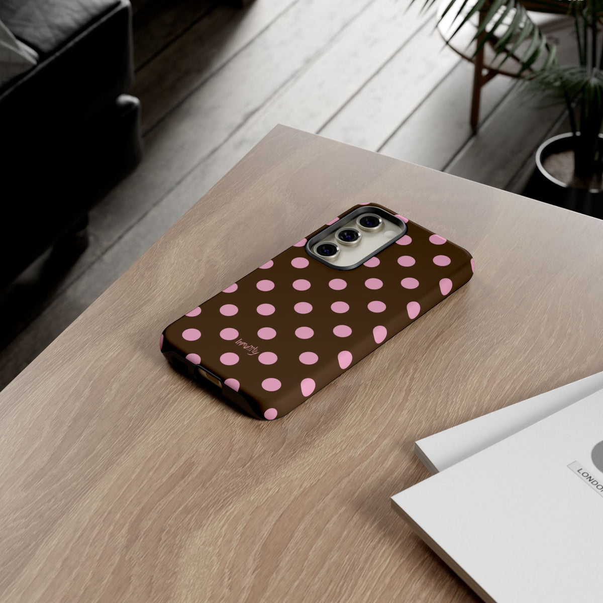 Pink Polka Dot Phone Case