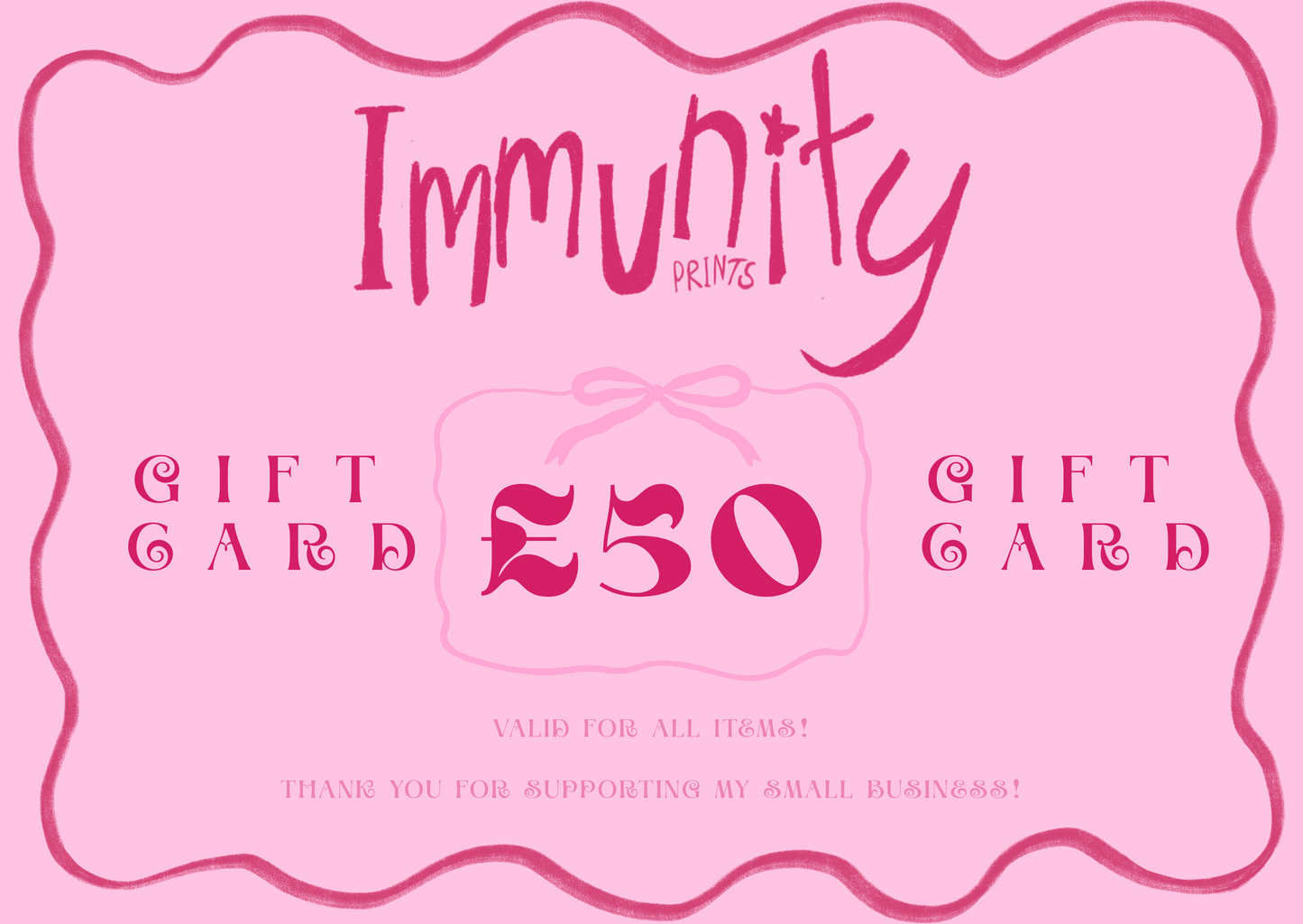 Immunity Prints Gift Card