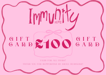 Immunity Prints Gift Card