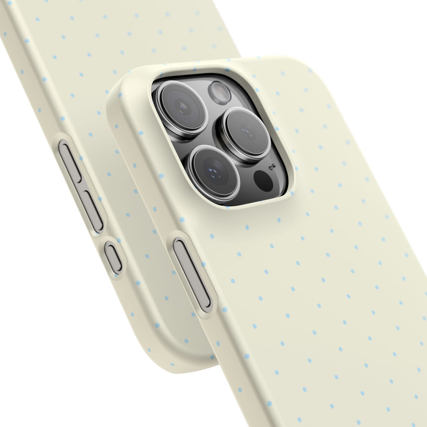 Mini Polka Dot (Blue) Snap Phone Case