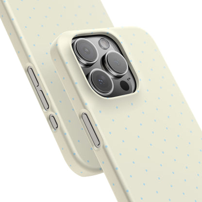 Mini Polka Dot (Blue) Snap Phone Case