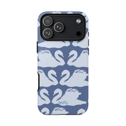 Swan Hearts Phone Case