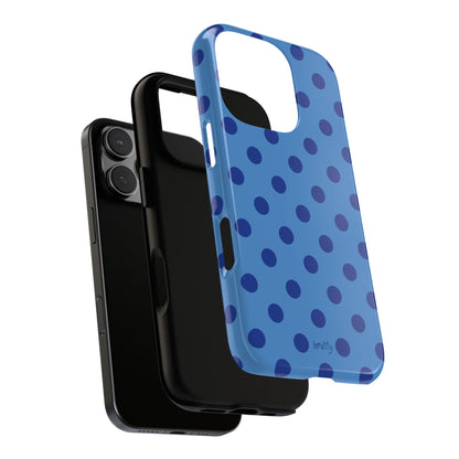 Blue Polka Dot Phone Case