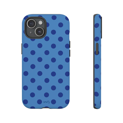 Blue Polka Dot Phone Case