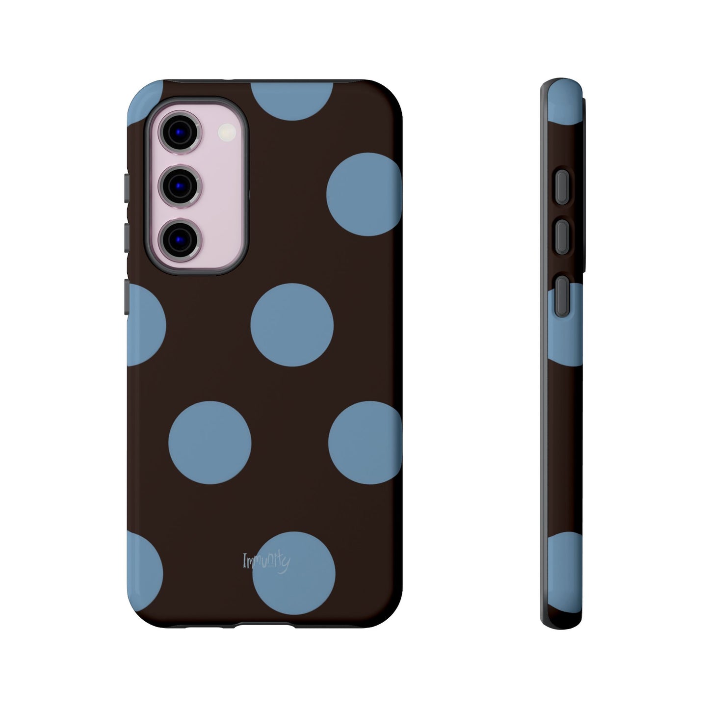 Big Blue Polka Dot Phone Case