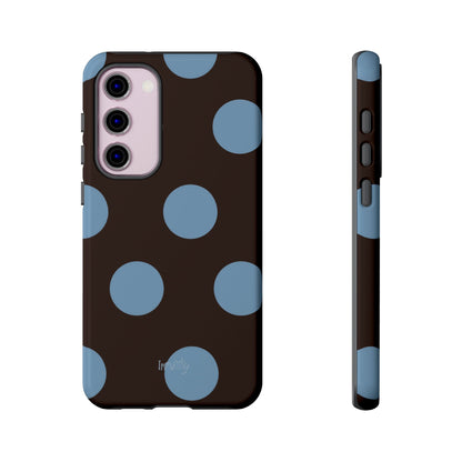 Big Blue Polka Dot Phone Case