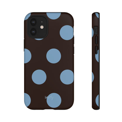 Big Blue Polka Dot Phone Case