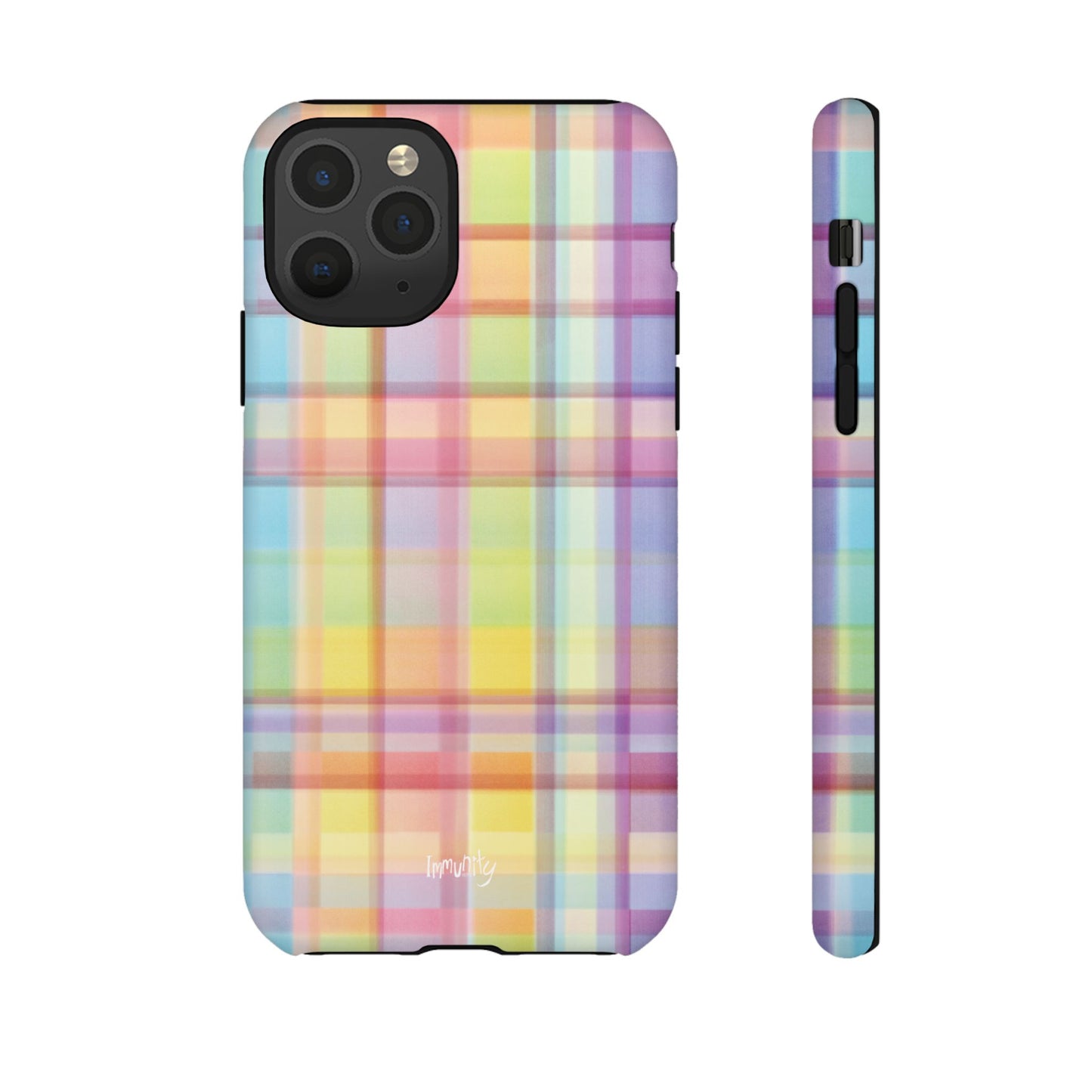 Rainbow Gingham Phone Case