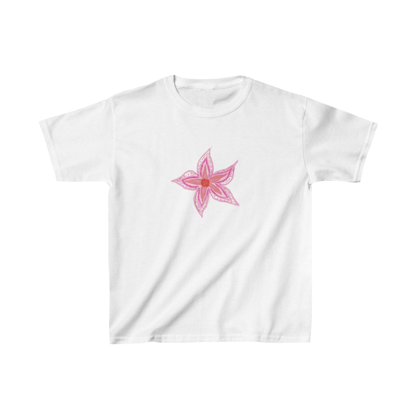 Anything Pink Flower Boxy Tee