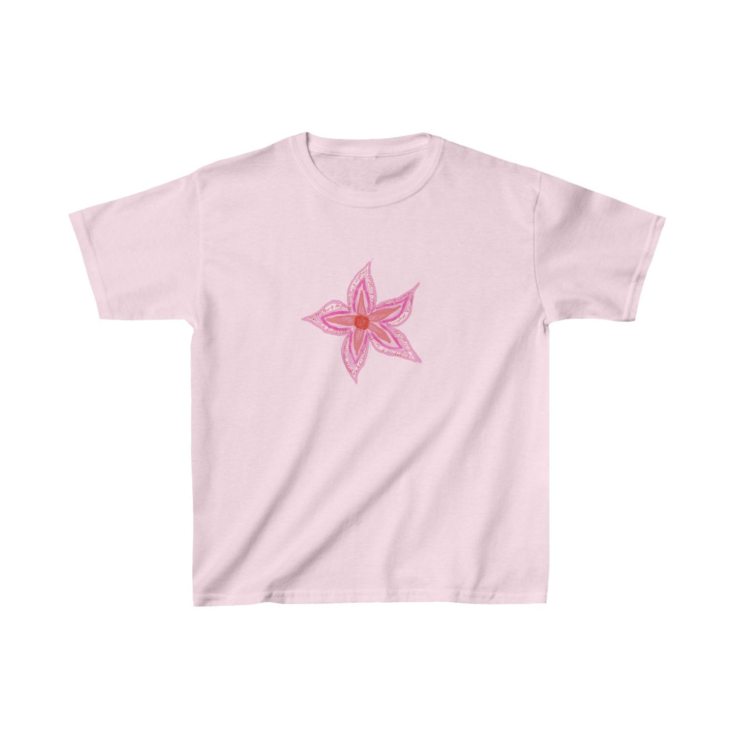 Anything Pink Flower Boxy Tee