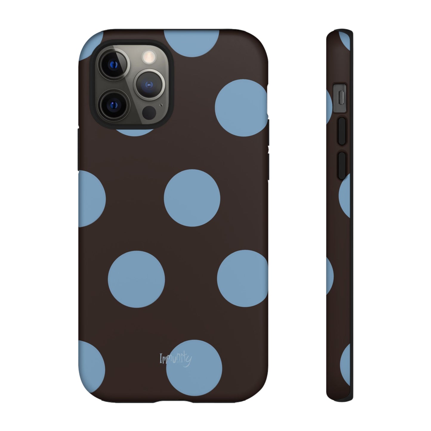 Big Blue Polka Dot Phone Case