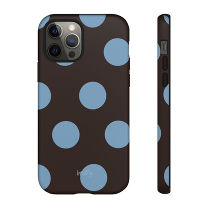 Big Blue Polka Dot Phone Case