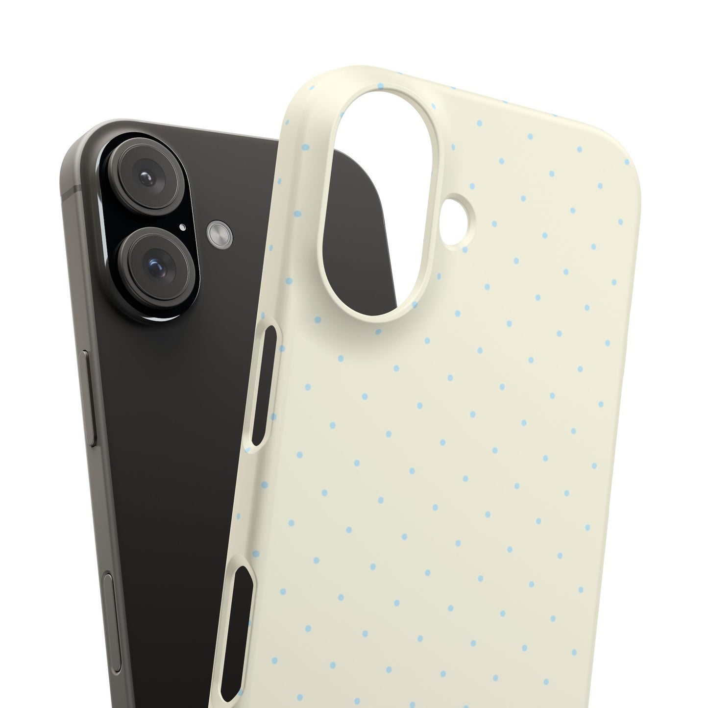 Mini Polka Dot (Blue) Snap Phone Case