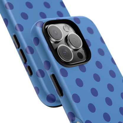 Blue Polka Dot Phone Case