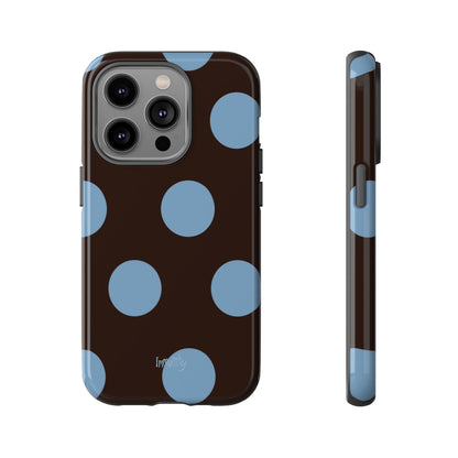 Big Blue Polka Dot Phone Case