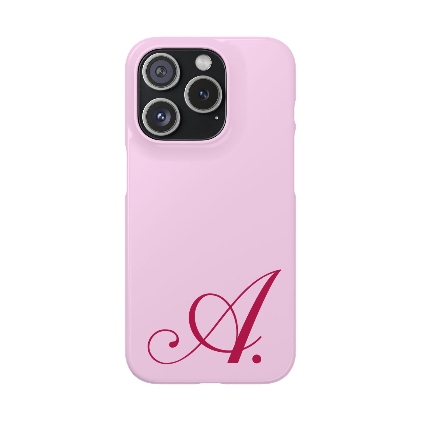 Initial (Pink) Snap Phone Case