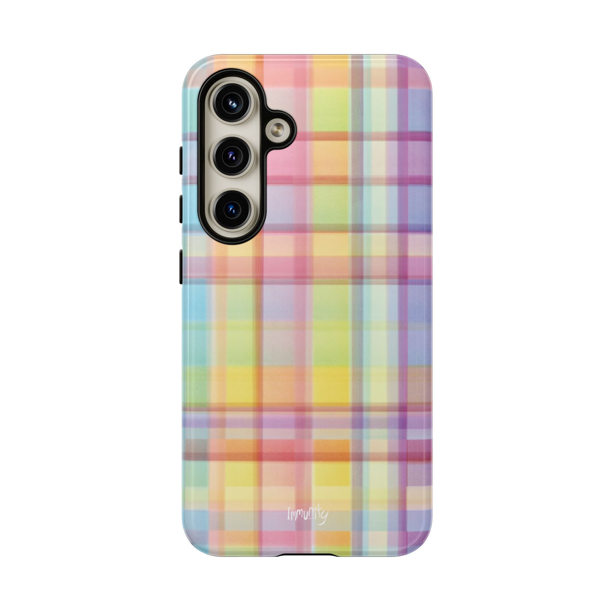 Rainbow Gingham Phone Case