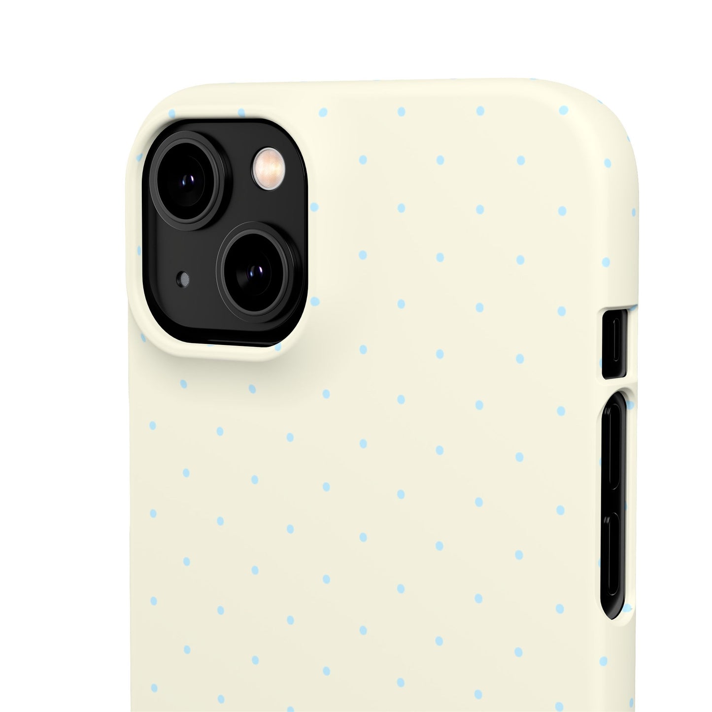Mini Polka Dot (Blue) Snap Phone Case