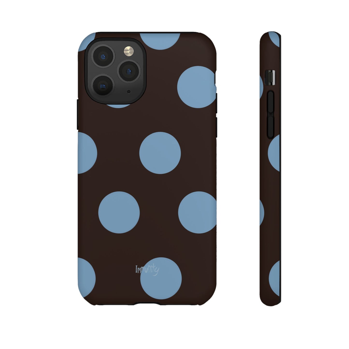 Big Blue Polka Dot Phone Case