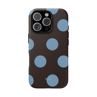 Big Blue Polka Dot Phone Case