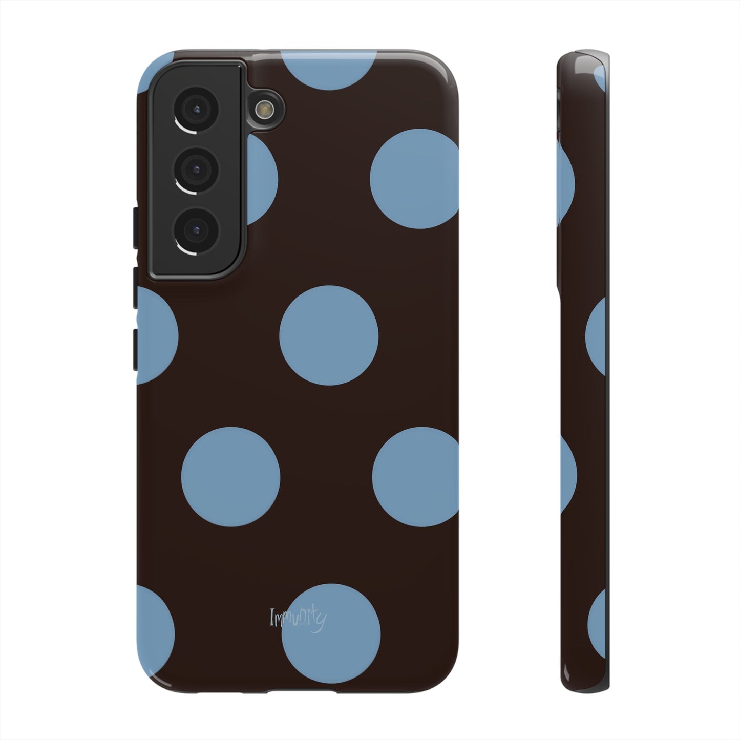 Big Blue Polka Dot Phone Case