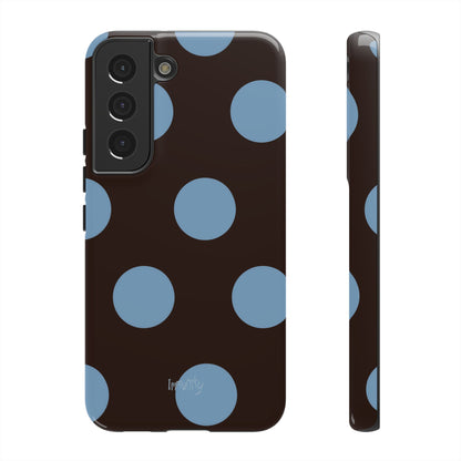 Big Blue Polka Dot Phone Case