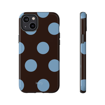 Big Blue Polka Dot Phone Case