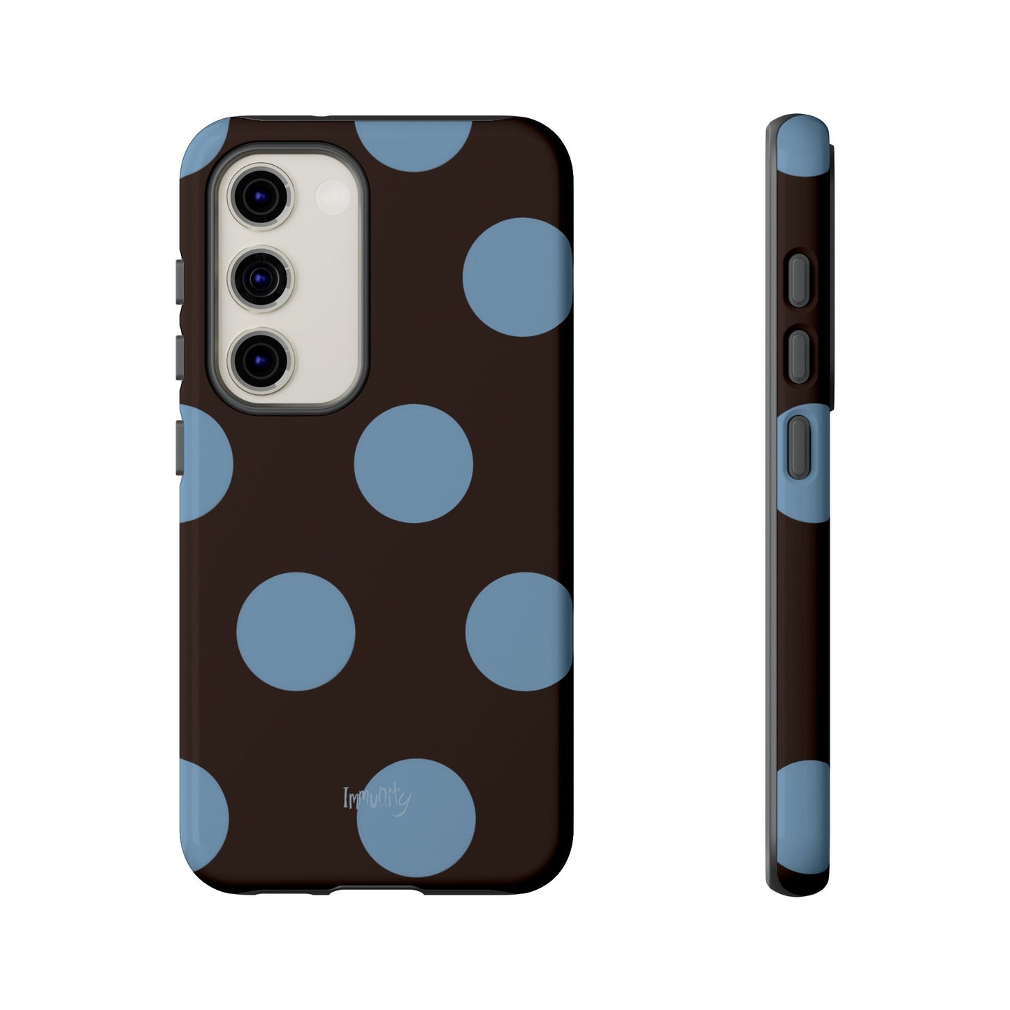 Big Blue Polka Dot Phone Case