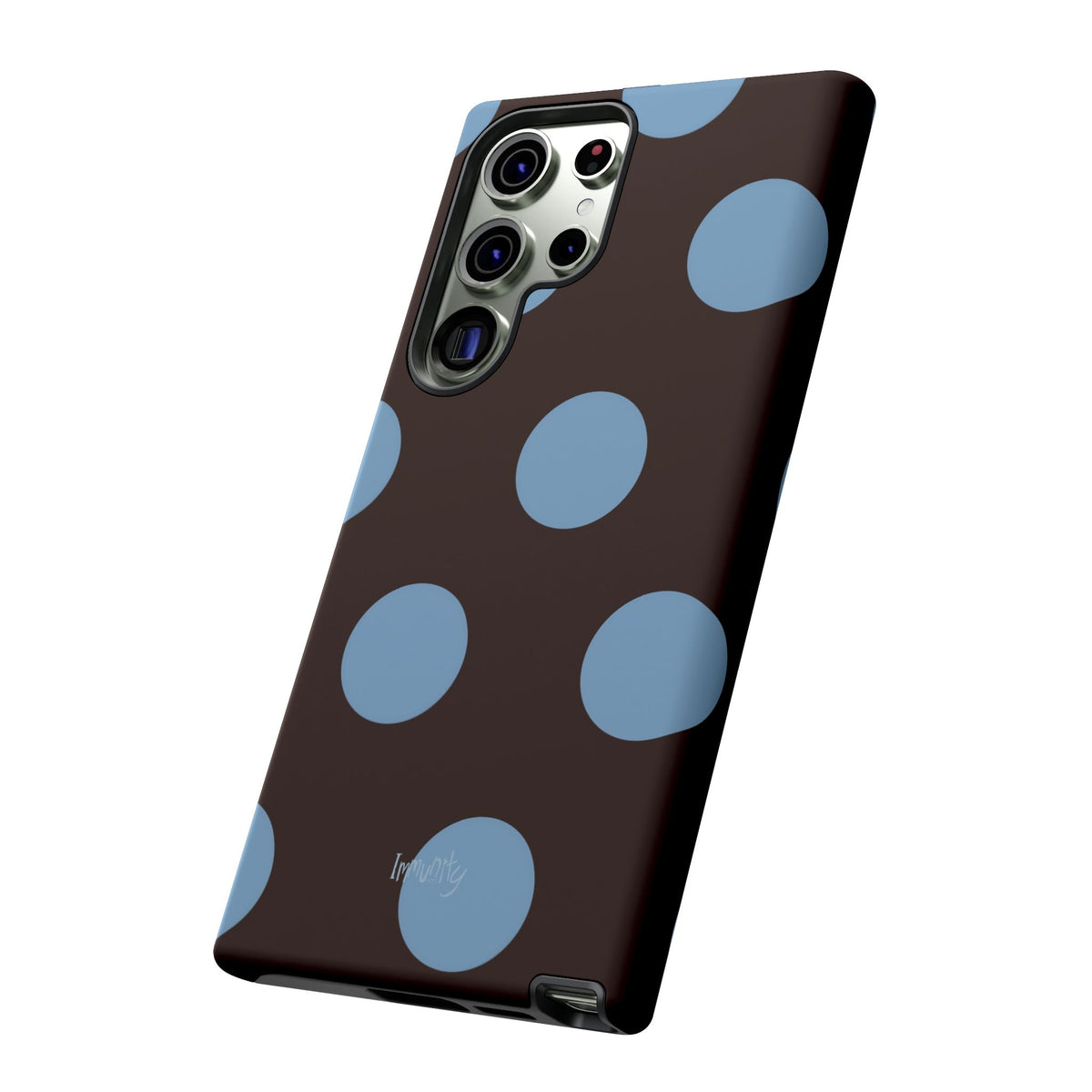 Big Blue Polka Dot Phone Case